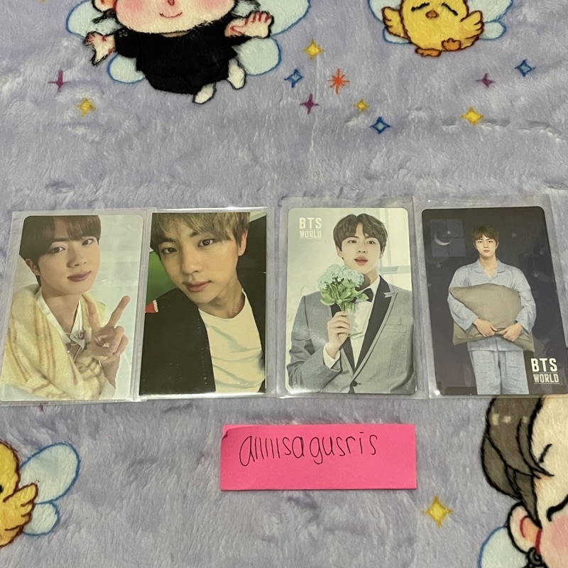 Photocard Jin POB BE Ess Hyyh BTS World