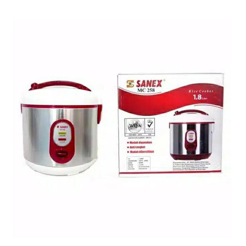 Sanex MC258 Rice Cooker [1.8 L] ORIGINAL 100% TERMURAH !