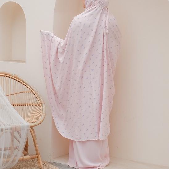 【Penjualan Terbaik】/Mukena Laica Kombinasi Rayon Alika All SizeMukena Laica Kombinasi Rayon Alika Al