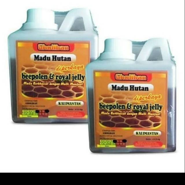 

Madu gholiban hutan Kalimantan 500gr plus bee polen