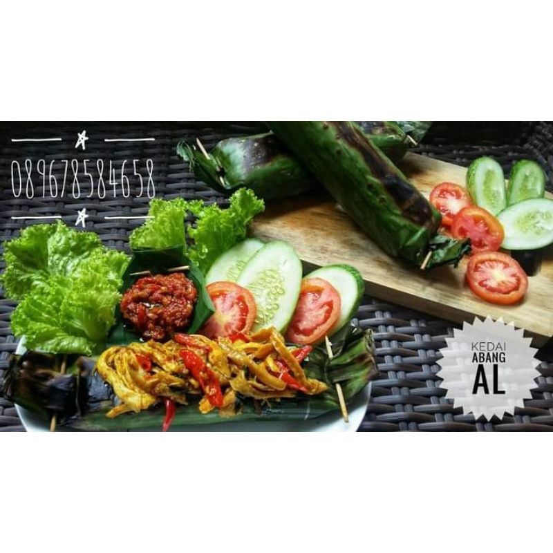 

NASI BAKAR ISI AYAM/IKAN