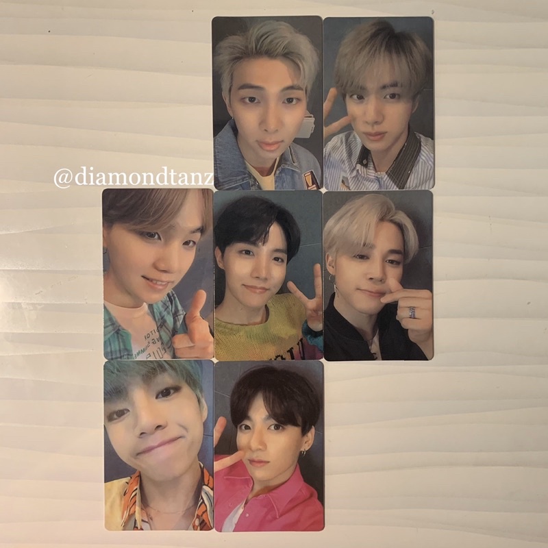 BTS pc photocard japan lights namjoon jin suga jhope jimin taehyung jungkook unoff