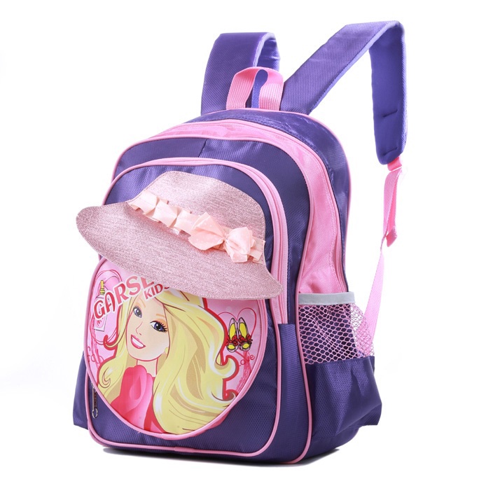 tas anak perempuan karakter barbie GSL-436 ransel anak sekolah cantik - tas harian anak cewe