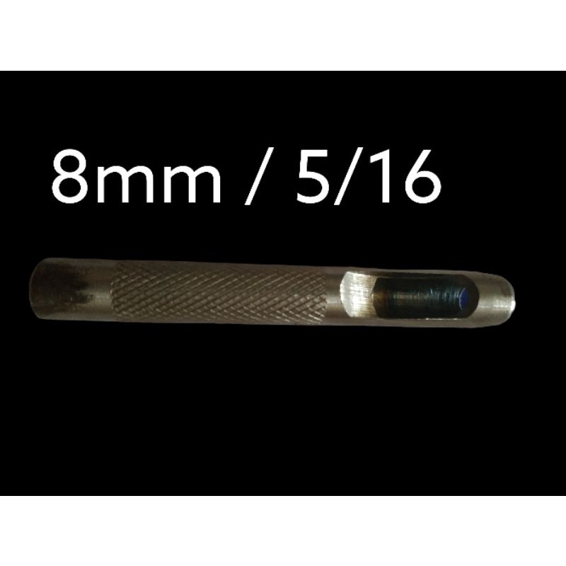 

hollow punch 6", 8". pembolong kertas 6mm dan 8mm sabuk tas dll.
