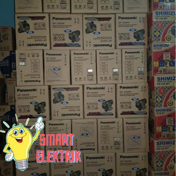 Pompa Air Panasonic GP-129 JPX // Pompa Panasonic GP-129 JPX // Pompa Panasonic Garansi Resmi