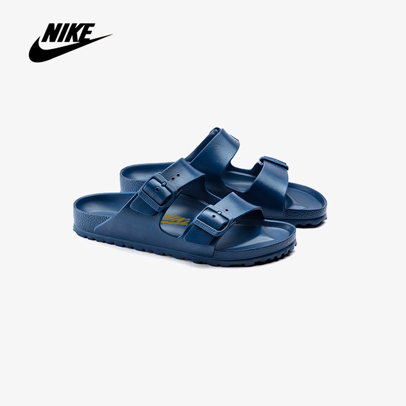 Nike Sandal Pria Sendal slop Pria Karet Lembut EVA Sepatu Pria Nyaman luar ruangan dapat SKamar Mandi Sandal Rumah Hotel Empuk  Anti Slip Size 40-45 Hitam biru hijau Cokelat