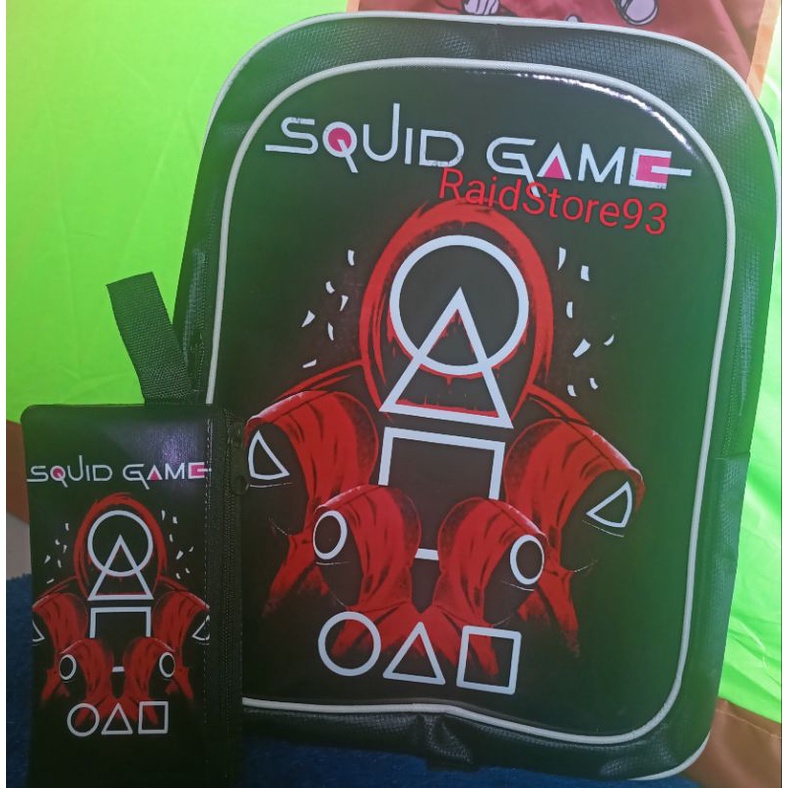 RaidStore93_Tas Ransel anak Laki-laki Paud/TK terbaru boboiboy dan Squidgame