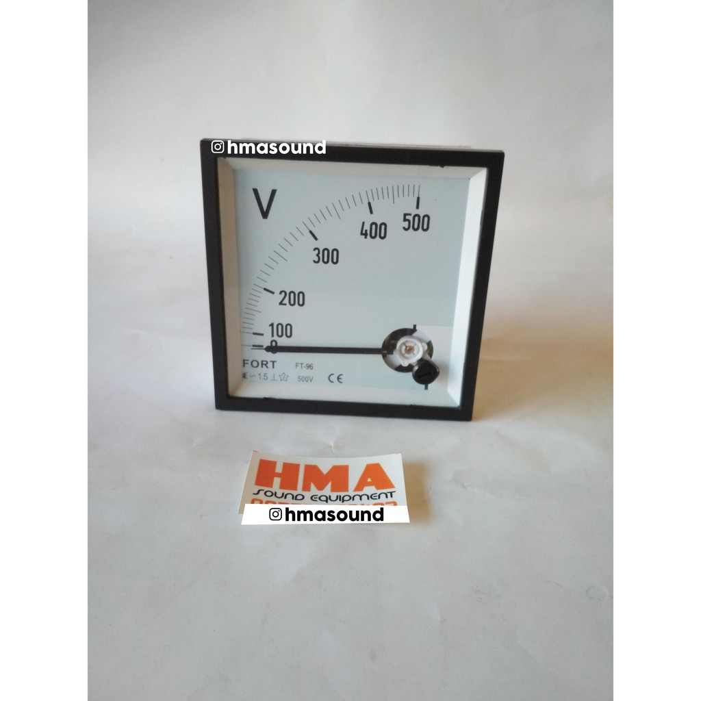 Volt Meter Voltmeter 500V Analog Fort