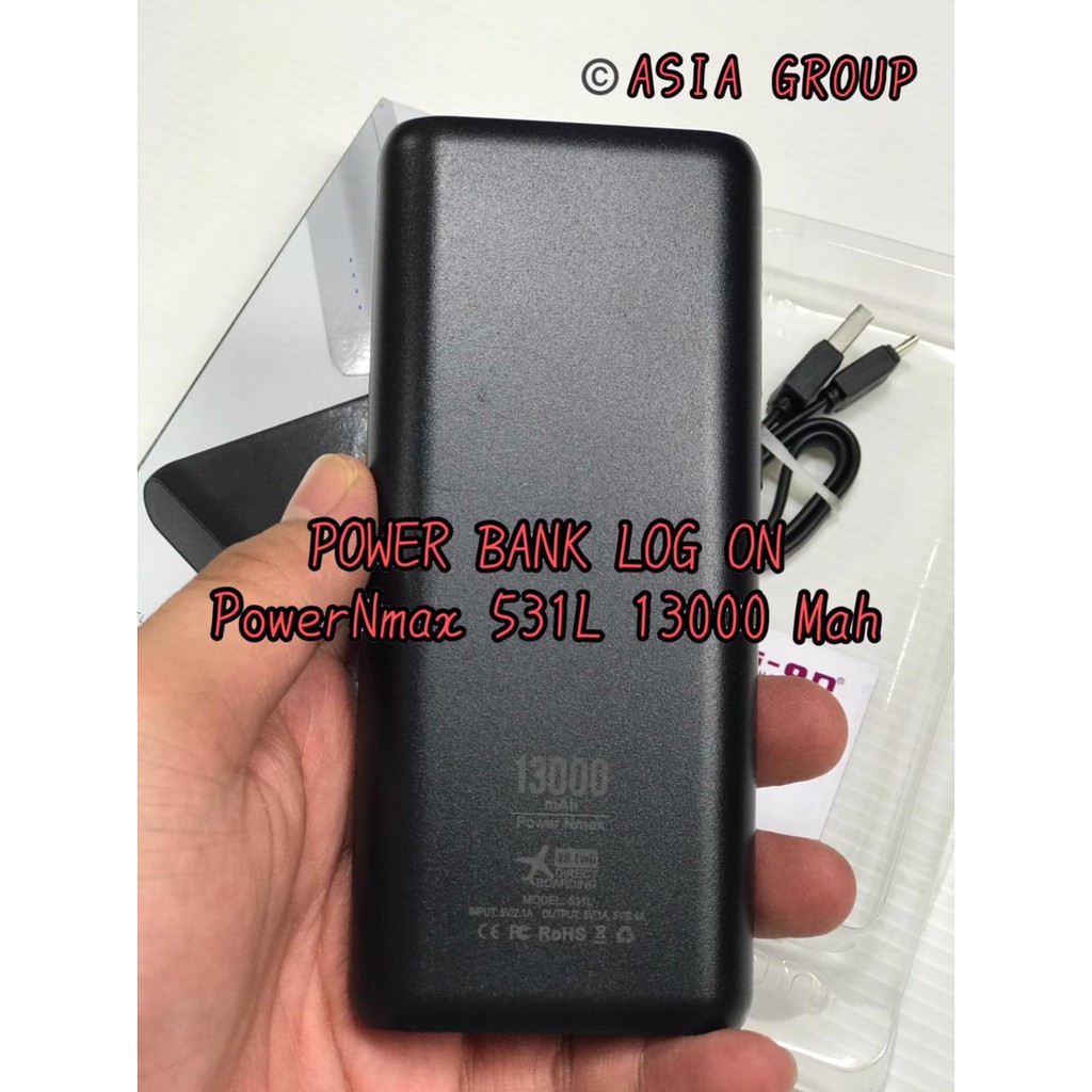 POWERBANK LOG-ON powerKING 889L 20000 MAH/powerMAX+ 530L 17600MAH/powerSTRIP 791L 10000MAH/powerNMAX