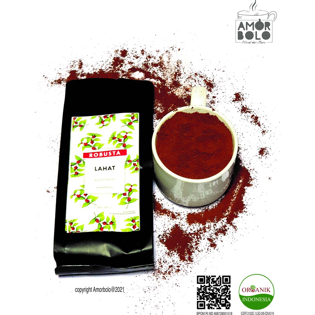

Coffee Powder Organik Robusta Lahat