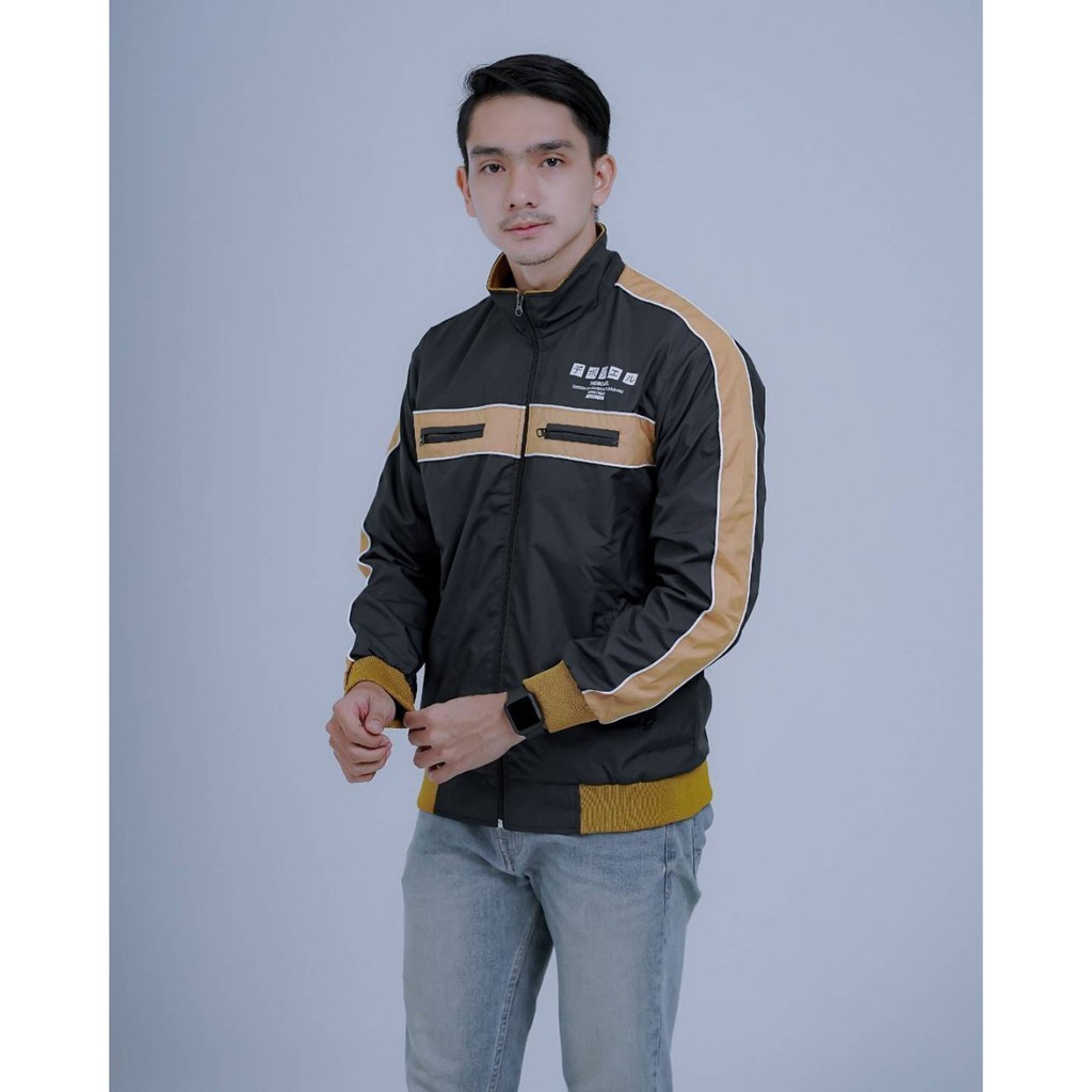 JAKET PARASUT PRIA JAKET OUTDOOR ANTI AIR WATERFROOF JAKET Untic TASLAN LIST ORIGINAL