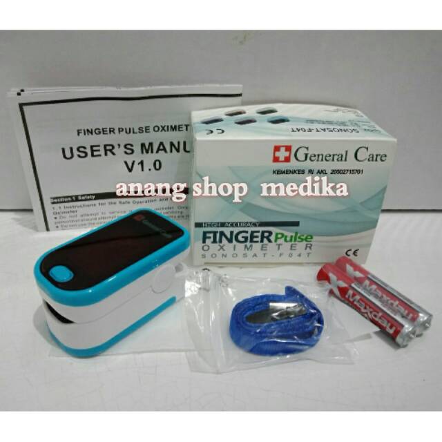 Finger pulse oximeter general care