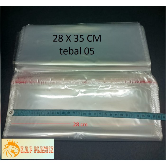 

Ginger- PLASTIK OPP DOUBLE SEAL UK. 28 X 35 CM/TEBAL 05/GARMENT DLL