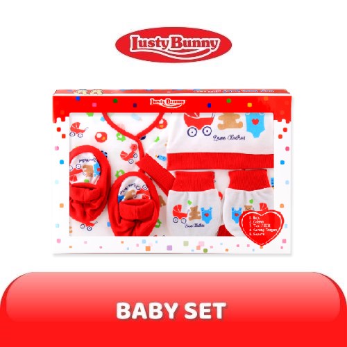LustyBunny Baju Bayi Set 5 in 1-1