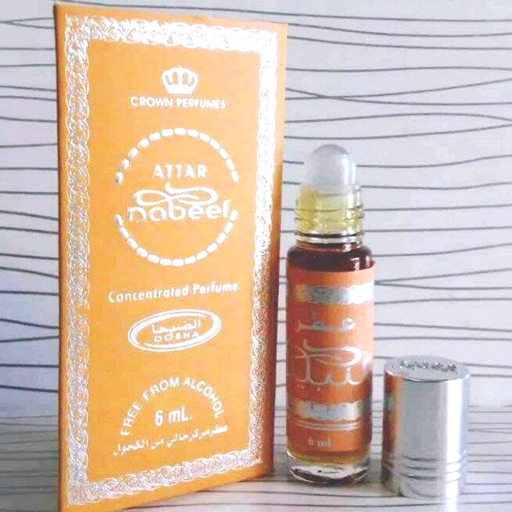 ATTAR NABEEL Parfum DOBHA Kemasan 6ml Minyak Wangi Roll On Non Alkohol