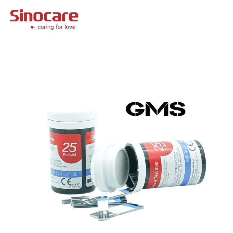 Strip Gula Darah Sinocare Safe AQ Smart isi 50 Strip