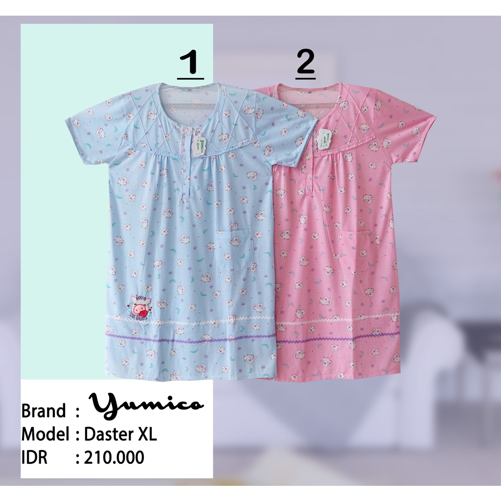 BAJU TIDUR DASTER XL PREMIUM YUMICO - C