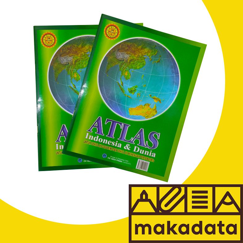 Jual BUKU ATLAS INDONESIA DAN DUNIA BESAR 1PCS MURAH Indonesia|Shopee ...