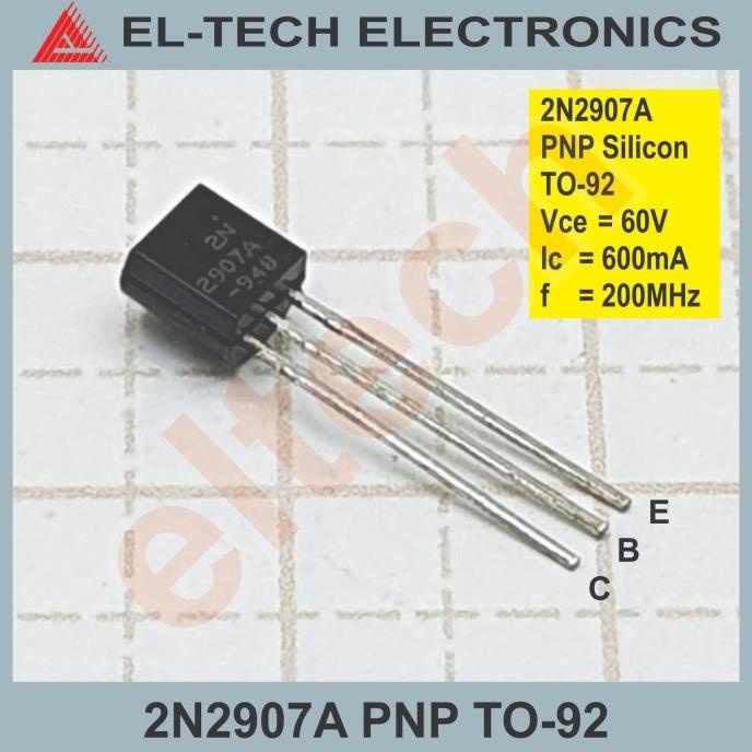 2N2907 2N 2907 2N2907A 2N 2907A Transistor PNP TO-92 elt3ch Murah