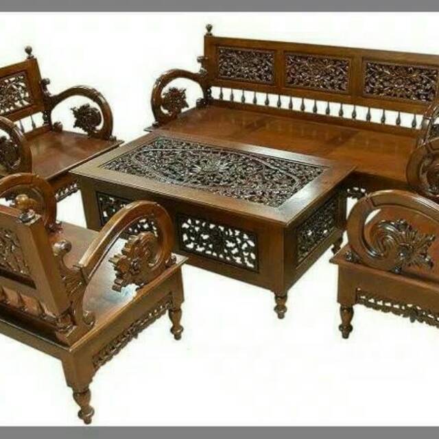 Kursi Tamu Jati Arimbi