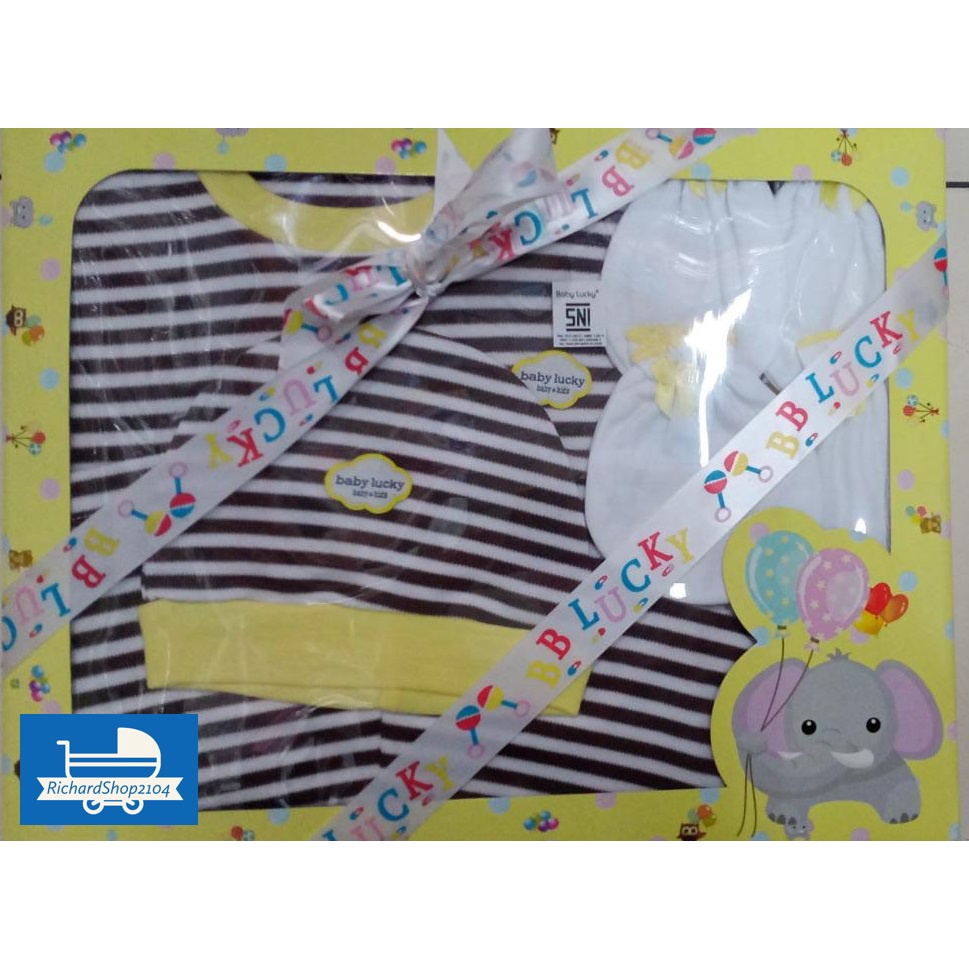 Baby Set Bb Lucky Balon baju kado bayi baru lahir newborn gift