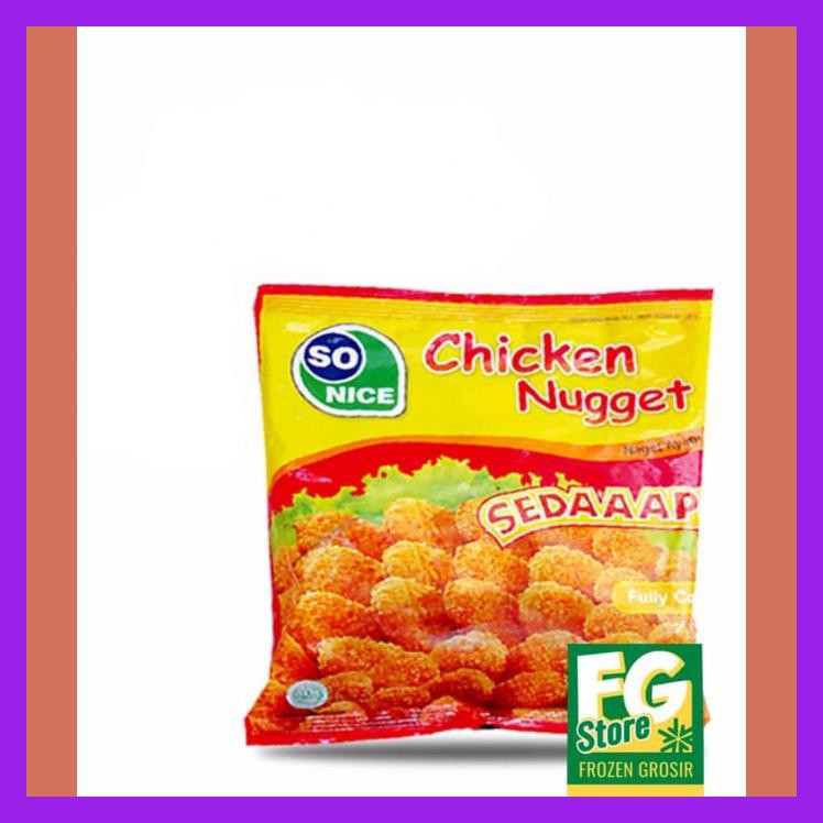 

NUGGET AYAM 250GR / SONICE / SONICE NAGET AYAM ISI 16PCS