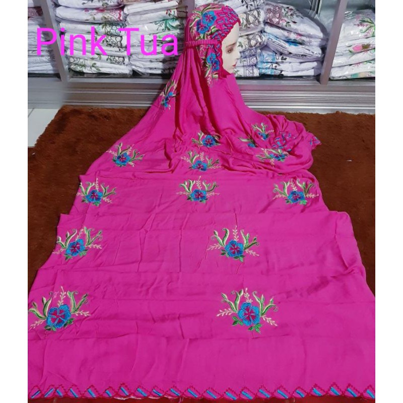 MUKENAH DEWASA TERUSAN RAYON PREMIUM / GROSIR DAN ECER MUKENA/DISTRIBUTOR MUKENA