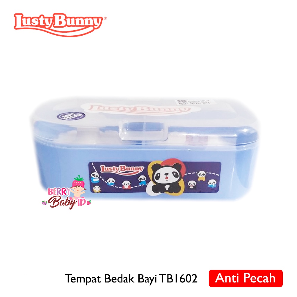 Lusty Bunny Tempat Bedak Bayi Kapsul Anti Pecah TB1602 Berry Mart