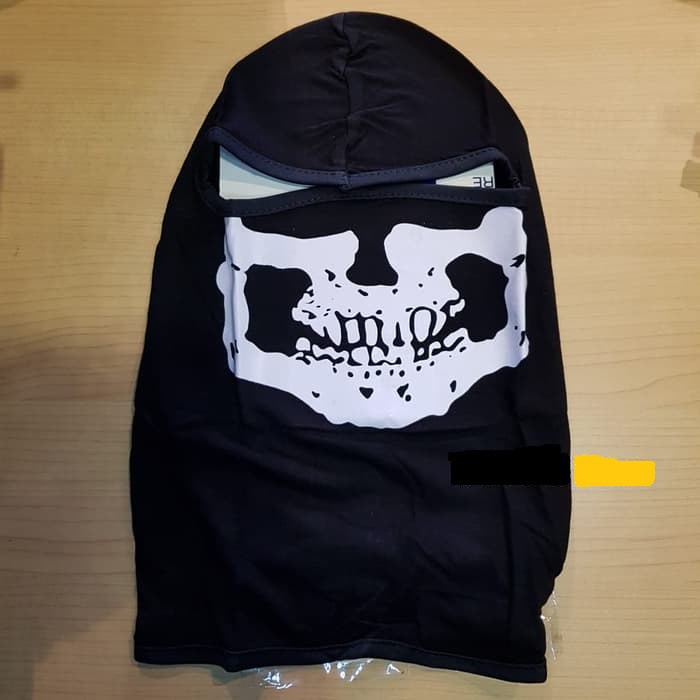 Masker Motor Ninja Tengkorak - Balaclava Skull Topeng Cool