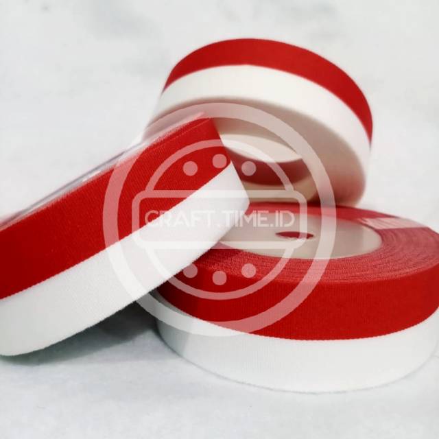 

PITA MERAH PUTIH / PITA BENDERA 1 INCH ATAU 2.5 CM