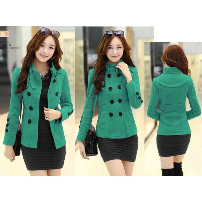 Original Blazer Vivaldi Blazer Tartan Blazer Wanita Vivaldi Fashion Korean Polos Motif i