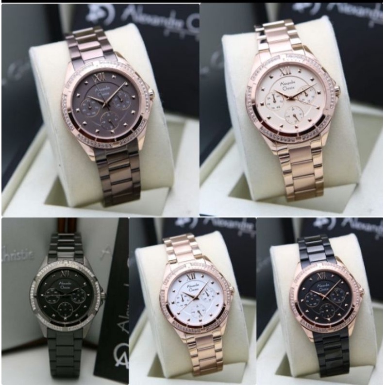 Original Alexandre Christie jam tangan wanita ac2644/ ac 2644