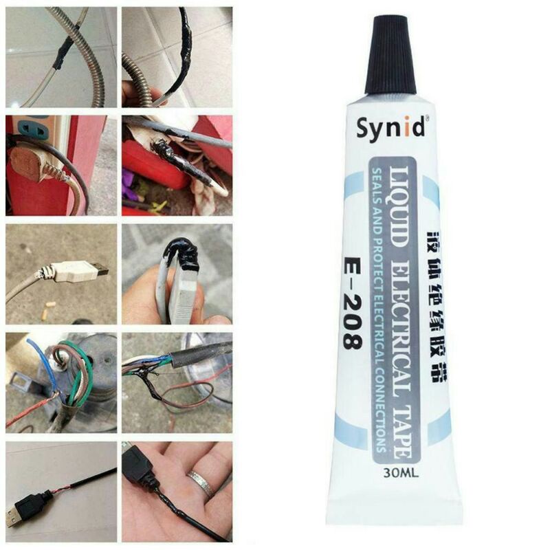 Synid Lem Kabel Listrik Insulating High Temperature Sealing Glue 30ml E208