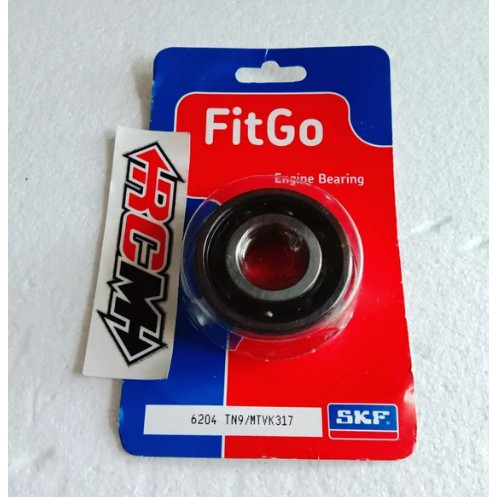 HRGA PERBJI LAKER LAHER BEARING PENGAIT FIBER 6204 C3 TN9 ORI ORIGINAL SKF FITGO ASLI