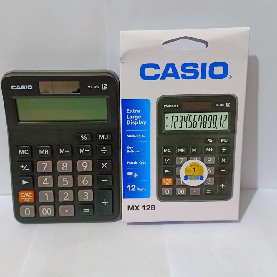 

Kalkulator 12 Digit merk Casio MX 12B