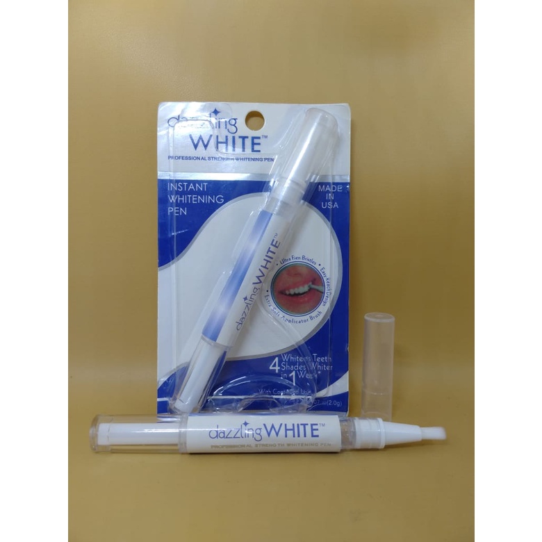 Dazzling teeth Whitening pemutih gigi instant dazzling Gel Pen Peroksida Original Asli 100% Berat 25 gram