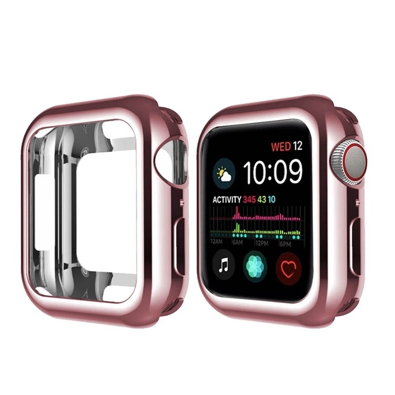 Untuk Apple case Seri SE 6 5 4 3 2 1 iwatch cover Pelindung 38mm 42mm 40mm 44mm frame TPU soft