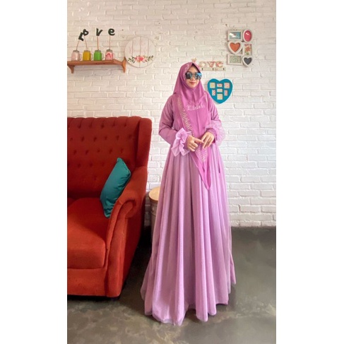 Gamis ceruty brukat juleha