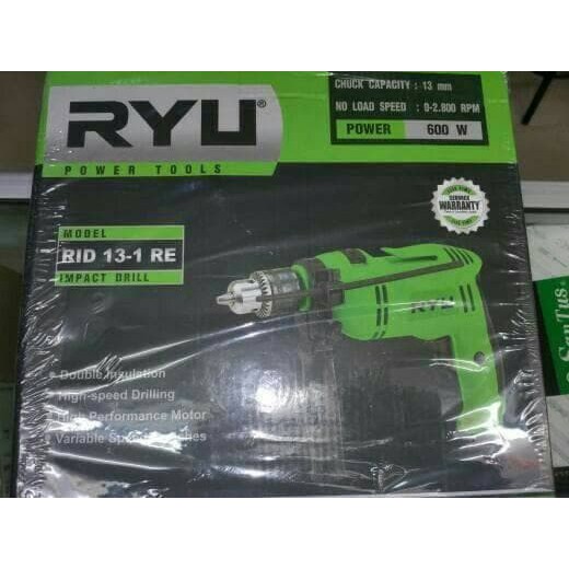 MURAH MESIN BOR TEMBOK RYU RID 13-1 RE / MESIN BOR TANGAN RYU RID13-1 RE