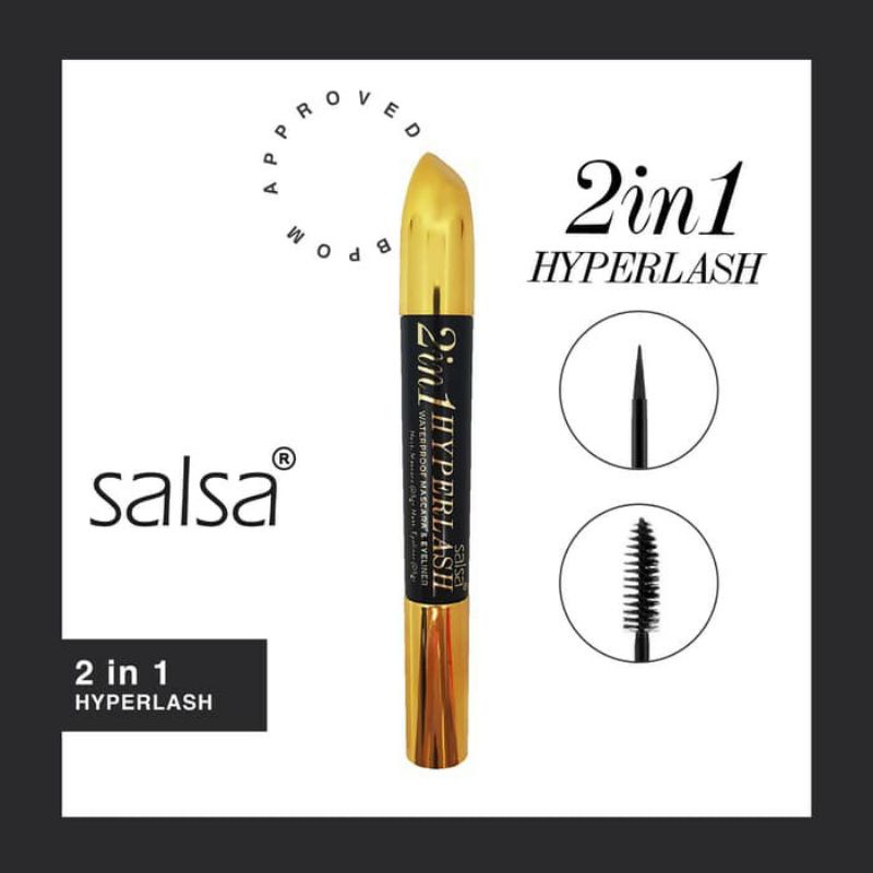 [BPOM] SALSA MASCARA 2in1 HYPERLASH WATERPROOF