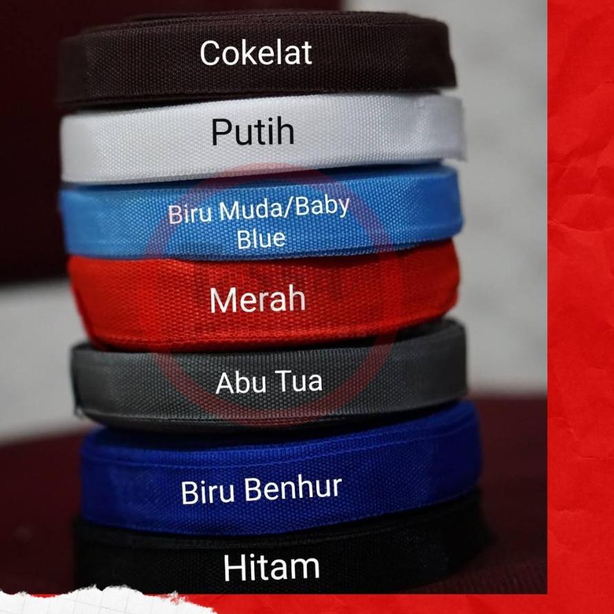 

Baru - Tali Webbing Bisban Pelipit Warna Variasi Ukuran 2cm Jakarta Murah ✓