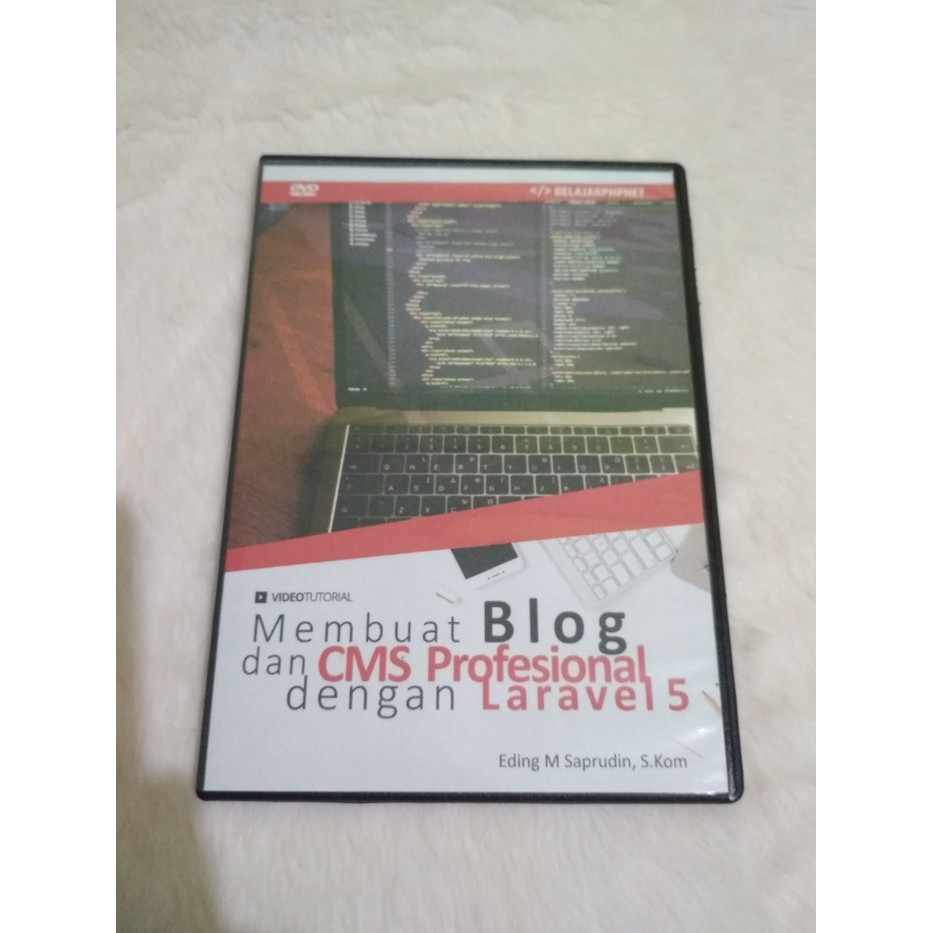DVD Tutorial Membuat CMS Professional Dengan Laravel MySQL Dan Bootstrap-1