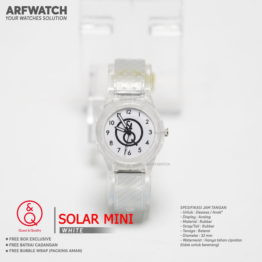 Jamtangan Wanita  Pria  Anak - Anak  QQ Solar Mini