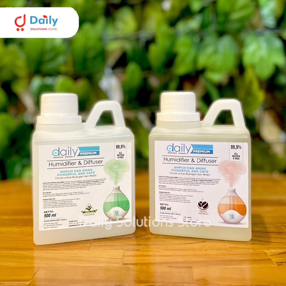 DESINFEKTAN DAILY DISINFEKTAN HUMIDIFIER &amp; DIFFUSER 500ml ANTIBACTERIAL DAN VIRUS