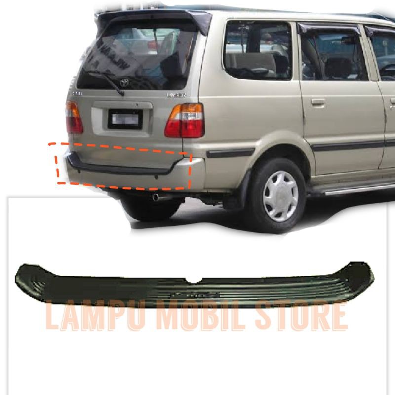 Sillplate Pengaman Pijakan Bumper Belakang Toyota Kijang 1997-2004