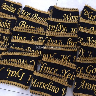 Selempang bordir bludru pinggiran RENDA Shopee Indonesia Selempang bordir bludru pinggiran RENDA Shopee Indonesia