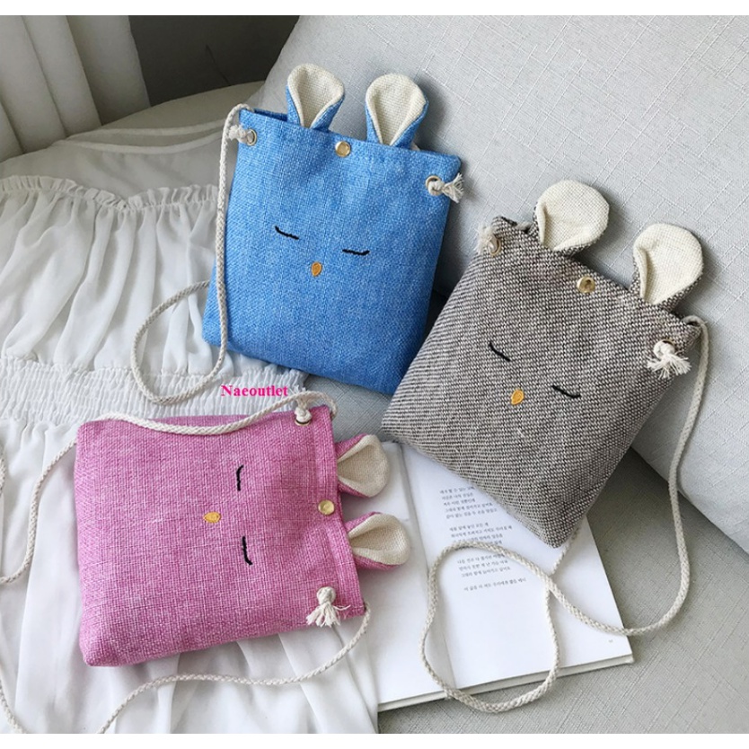 Tas Kanvas Emotikon Tas Selempang Tas Mini Tas Fashion Anak dan Remaja Wanita Sling Bag Murah COD LC CBKS