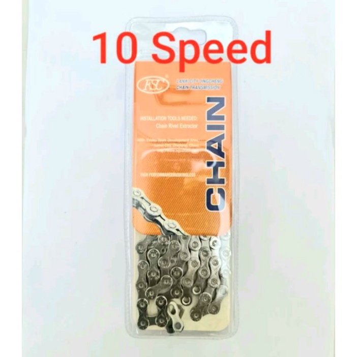 Rantai Sepeda 10 Speed Bicycle Chain Silver