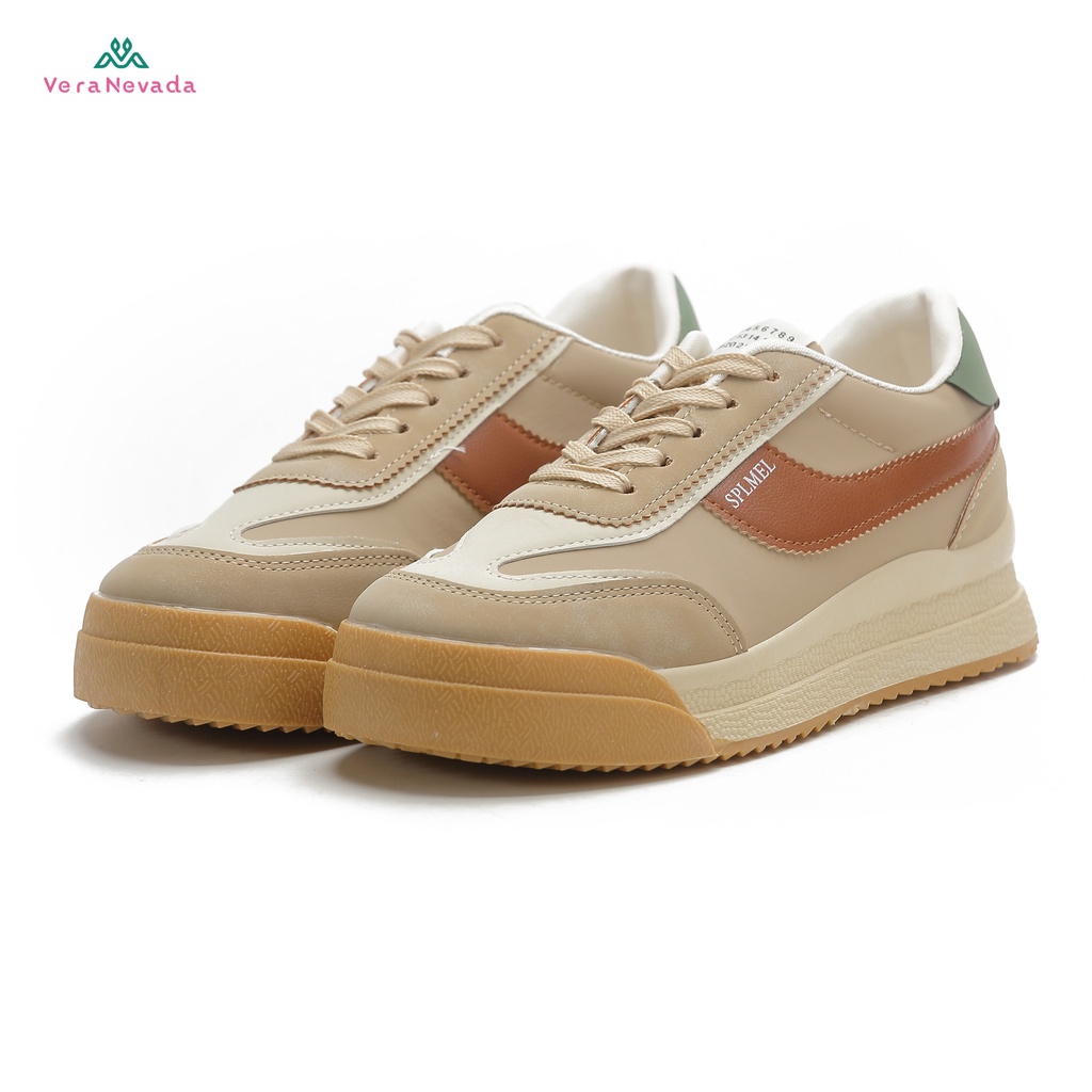 Vera Nevada Sepatu Sneakers Wanita Sport Shoes #VN1190-BROWN