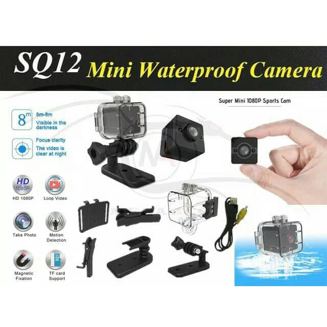 KAMERA/CAMERA/SPY CAM SQ 1080HD WATERPROOF#READY
